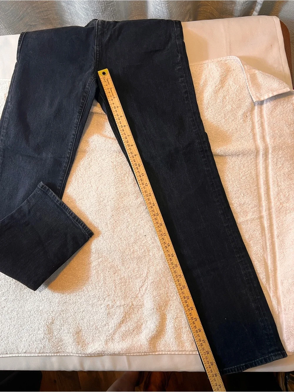 Old Navy Boys Black Straight Jeans - Classic Fit Size 18